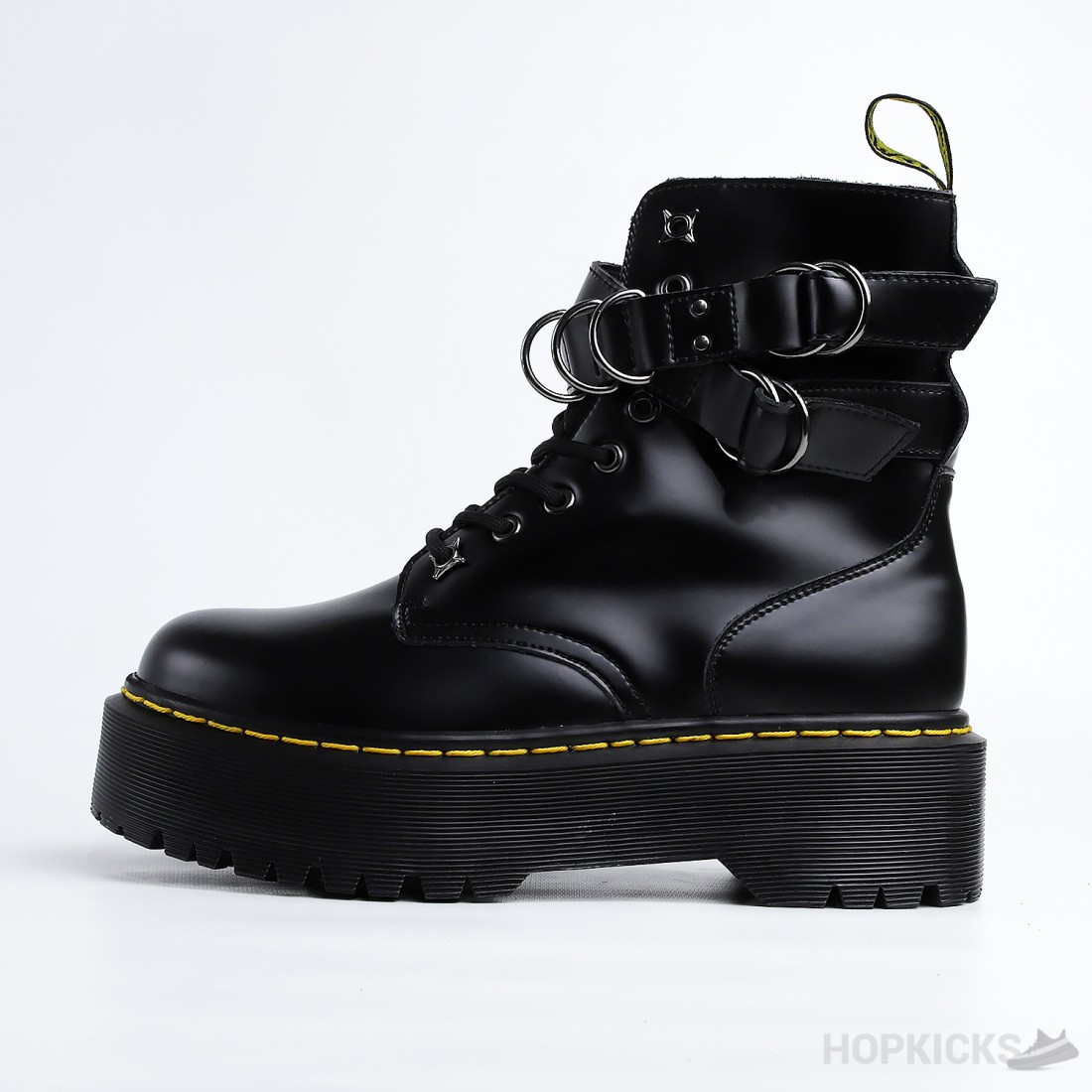 Dr martens with buckles best sale